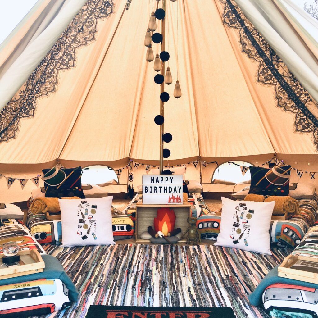 Bell Tent Hire in Colchester, Essex 4 & 5 Metre Bell Tents